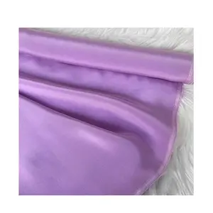6A Grade Multicolor 100% Silk Crepe De Chine CDC Fabric for Wedding Dress