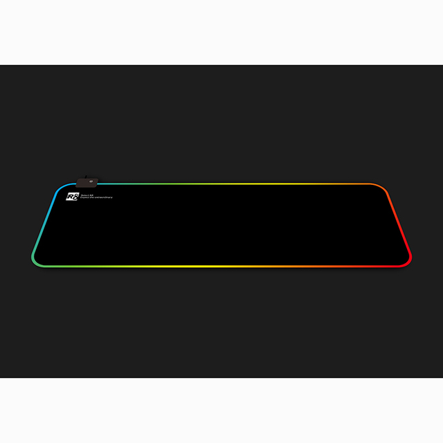 OEM Gaming Mouse Pad Large Gamer Natural Rubber RGB Mouse Mat with Backlit RGB
