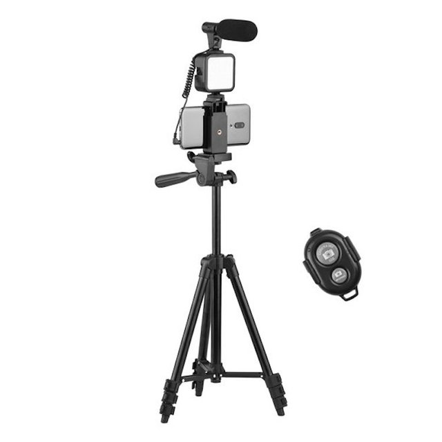 Photography Equipment Condenser Podcasting USB Microphone Kit Selfie Light Vlogging Kit Tripod Microphone