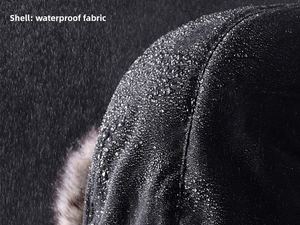 Gorro de piloto ruso OEM personalizado unisex, cálido, transpirable, impermeable, con orejeras de sherpa y bordado 3D para deportes al aire libre - Product Image 4