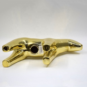 De cerámica personalizada caballo de oro animal para la decoración de la casa - Product Image 6