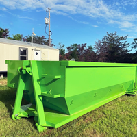 Nouveaux arrivages : Conteneurs de collecte de déchets lourds pour extérieur, type Hook Lift, avec support technique professionnel