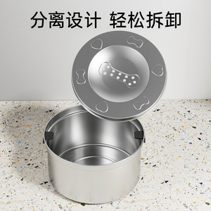 Bol flottant en acier inoxydable grande capacité anti-renversement pour chien et chat – Distributeur d'eau universel pour animaux de compagnie - Product Image 3