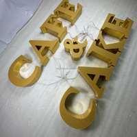 Enseigne LED personnalisée résistante aux intempéries, directement de l'usine, enseigne commerciale, logo 3D, lettres lumineuses, lettres LED pour extérieur