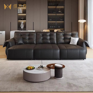 <span class=keywords><strong>Canapé</strong></span> électrique télescopique de conception italienne, appartement, petite maison, salon <span class=keywords><strong>haut</strong></span> de gamme, meubles en cuir, <span class=keywords><strong>canapé</strong></span> en ligne droite - Product Image 2