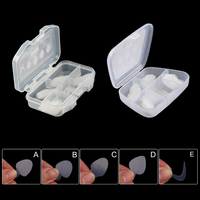Kit de films réutilisables en PMMA pour ongles, 5 formes (amande, stiletto), pour extension d'ongles, kit de formes pour polygel, gel de construction, outils de nail art, gel double forme