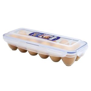 Lock & Lock Egg Storage <b>Container</b> 10 Pack <b>Clear</b> <b>Plastic</b> With Lid For Refrigerator Use - Product Image 1