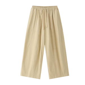 Pantalones Casuales de Pana con Cordón Elástico y Cintura Ajustable para Mujer, Estilo Japonés, Novedad de Otoño, Holgados y de Pierna Ancha - Product Image 2
