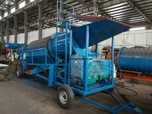 وحدة معالجة المعادن عالية الأداء مع نظام إعادة تدوير المياه المتكامل، غسالة أسطوانية دوارة لاستخراج الذهب من الرواسب - Product Image 5