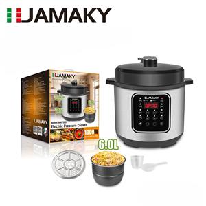 Cuisinière à <span class=keywords><strong>riz</strong></span> électrique JAMAKY professionnelle de 2,8 L, 1000 W avec fonction de maintien au chaud et couvercle en acier inoxydable - Product Image 5