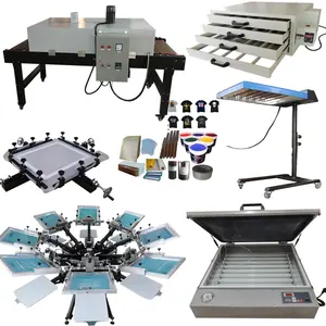 best serigraphy carousel 8 color printing machine equipment for small business