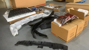 DB auto parts facelift Land Cruiser <span class=keywords><strong>Prado</strong></span> <span class=keywords><strong>2010</strong></span>-2017 mise à niveau vers 2018 kit de carrosserie ancien à nouveau kit de pare-chocs avant - Product Image 6