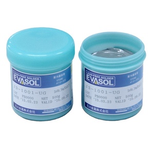 Pâte à souder sans halogène EVASOL avec flux conforme pour soudure à refusion (Origine Japon) - Product Image 1