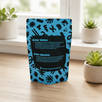 Sachet Doypack Personnalisé pour Aliments pour Animaux, Refermable avec Fermeture Éclair, en Mylar, Anti-humidité, Finition Mate, Emballage Alimentaire, OEM ODM