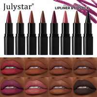 Livraison Gratuite Julystar Rouge à Lèvres Mat Scintillant 3g Texture Velours Imperméable Longue Tenue Facile à Appliquer