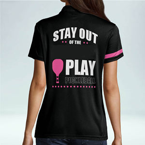 Camiseta Deportiva Personalizada con Estampado Completo, Divertida, para Pickleball, para Mujer, Nueva, de Alta Calidad, Transpirable, de Manga Corta para Verano - Product Image 3