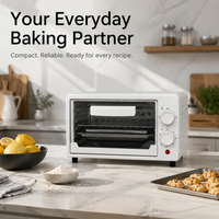 Four électrique compact de 12L-15L, four à pâtisserie multifonction de petite taille, appareil de cuisine populaire pour la maison