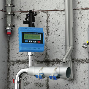 AC-installatie HVAC geïntegreerde fixe montage klembevestiging ultrasone flowmeter water/olie/vloeistofsensor met aangepaste OEM-ondersteuning - Product Image 1