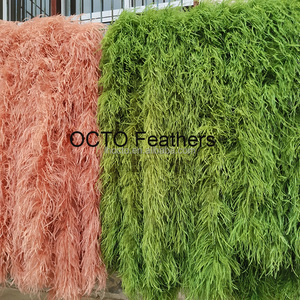 Tùy Chỉnh Thiết Kế 2 Yards Heavyweight 1-10 Ply Hot-Bán Tự Nhiên Trắng <span class=keywords><strong>Fluffy</strong></span> Lông Đà Điểu Boa Cắt Tỉa - Product Image 3