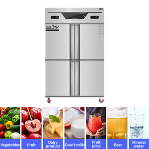 Refrigerador Comercial con Puerta Francesa, 628L, Sin Escarcha, Gran Tamaño, Dispensador de Agua, 4 Puertas, Enfriamiento por Aire, Congelador - Product Image 2