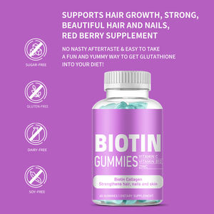 Toptan <span class=keywords><strong>Biotin</strong></span> Gummies hiçbir şeker Vegan kollajen takviyeleri <span class=keywords><strong>Biotin</strong></span> Multivitamin Gummies saç cilt çivi biyotin vitamin Gummies - Product Image 4