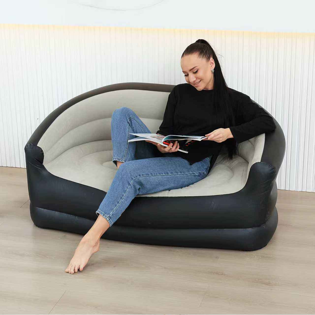 Inflatable Lounger Chair Air Sofa Target Inflatable Couch Sold On