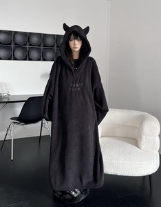 Pijama <span class=keywords><strong>de</strong></span> <span class=keywords><strong>Pareja</strong></span> Extra Grande con Capucha <span class=keywords><strong>de</strong></span> Cuernos <span class=keywords><strong>de</strong></span> <span class=keywords><strong>Diablo</strong></span>, <span class=keywords><strong>de</strong></span> Felpa Coral, para Disfraces <span class=keywords><strong>de</strong></span> Cosplay, IM126-W - Product Image 3