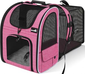 Free sample <b>Cat</b> <b>Carrier</b> with ID Tag, TSA Airline Approved <b>Cat</b> <b>Carrier</b>, <b>Soft</b> Sided Collapsible Pet Travel <b>Carrier</b>, Foldable - Product Image 6