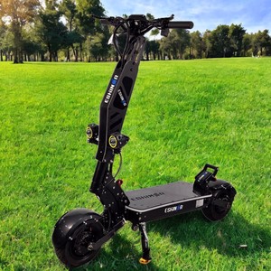 Trottinette électrique Geofought à double moteur 72V 40AH, pliable, pour adultes, freinage hydraulique avant et arrière, éclairage LED, contrôle NFC et application - Product Image 1
