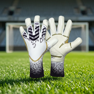 Gants de gardien de but RehexImpex 2026 personnalisables avec logo, en latex, fermeture à tirette, 4 mm, imperméables, respirants, antidérapants, durables, unisexes - Product Image 3