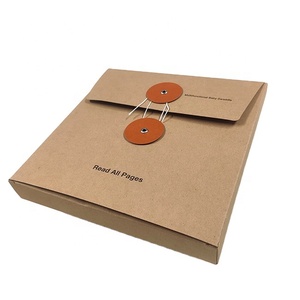 Высококачественная бумага для печати на логотипе, упаковка, поздравительная открытка, конверт, крафт-бумага, коробка для конвертов для документов - Product Image 1