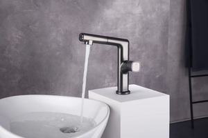 <span class=keywords><strong>Robinet</strong></span> de lavabo à poignée unique pour salle de bain, <span class=keywords><strong>robinet</strong></span> mélangeur pour lavabo à poser, finition chromée - Product Image 3