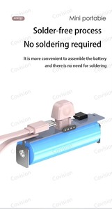 5000mAh Mini Portable Type-c 2-en-1 Charge Rapide Avec Support Banque D'alimentation De Poche <span class=keywords><strong>Compatible</strong></span> Avec Iphone Android <span class=keywords><strong>Batterie</strong></span> <span class=keywords><strong>Externe</strong></span> - Product Image 4