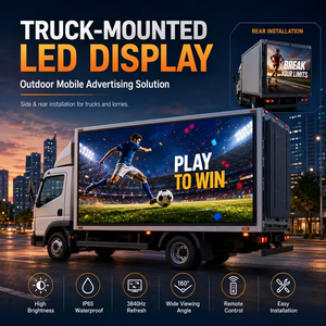 Camiones P4 para Publicidad Móvil, Señalización Digital, Pantalla Móvil para Vehículos, Pantalla LED para Camiones de Escenario - Product Image 2