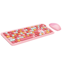 Ensemble clavier et souris sans fil colorés Mofii 2.4GHz avec récepteur USB