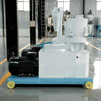 Machine à fabriquer des granulés d'aliments pour volailles de 350 à 450 kg/h pour les petites exploitations agricoles, machine de fabrication d'aliments pour volailles, machine à granulés d'aliments pour volailles