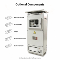 Armoire de commande VFD antidéflagrante 380V en acier au carbone IP54 pour la distribution d'énergie dans les usines chimiques