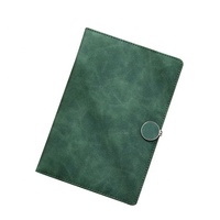 Couverture de classeur en cuir PU A5/A6 personnalisée Fournitures de bureau à budget d'usine avec couture en selle