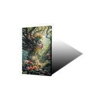 Peinture personnalisée de fille fantastique et de la nature, impression numérique sur toile, image HD, design personnalisé pour la décoration moderne de la maison