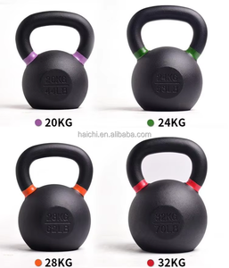 Kettlebell de hierro fundido con logotipo personalizado para gimnasio en casa <span class=keywords><strong>10kg</strong></span> levantamiento de <span class=keywords><strong>pesas</strong></span> para entrenamiento y ejercicio - Product Image 2