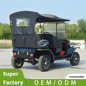Carro Eléctrico de 4 Ruedas para Turismo, Estilo Clásico Vintage, con Batería de Litio, Autobús de Transporte para Complejos Turísticos - Product Image 5