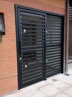 CBMmart - Barras Antirrobo Personalizadas para Ventanas, Puertas de Seguridad Comerciales Retráctiles de Aluminio para Supermercados, Antirrobo Industrial