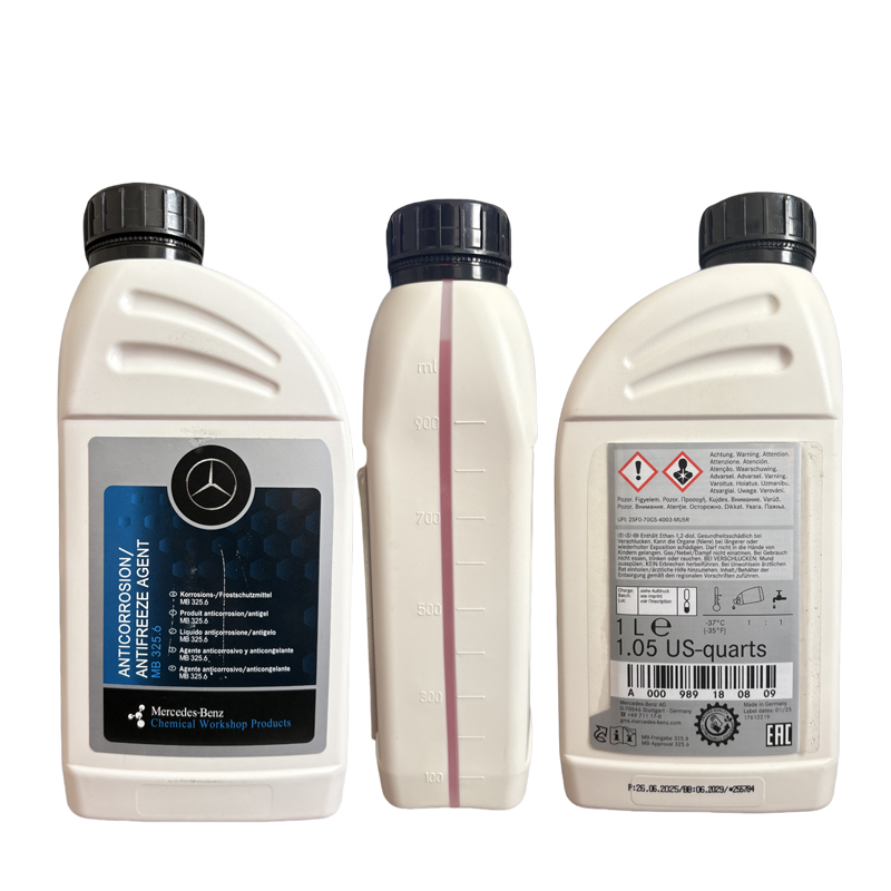 Quality Guarantee Original Factory Dedicated Antifreeze Coolant 1 Liter Pink MB325.6 A000989180809 for Mercedes Benz Auto Parts Image 4