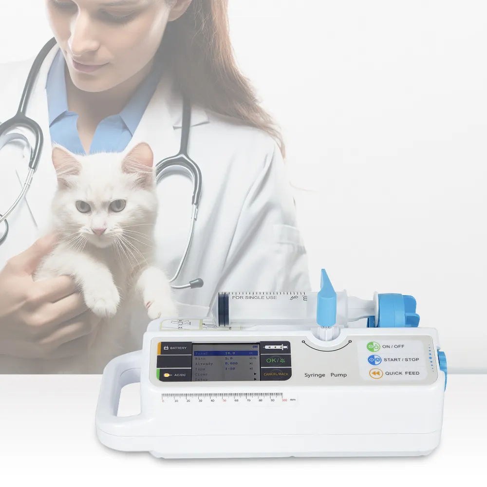 CONTEC SP950VET Pet ospedale animale pompa siringa medica portatile volumetrica pompa per infusione siringa elettrica