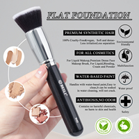 Ensemble de 15 pinceaux de maquillage professionnels, boîte cadeau de luxe, pinceaux synthétiques doux pour le fond de teint, le contour, le surligneur, les fards à paupières, les sourcils
