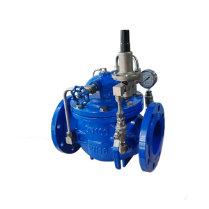 Katup Pengurang Tekanan Hidrolik <span class=keywords><strong>Pilot</strong></span> Operated DN40-DN600 200X yang Disesuaikan untuk Kontrol Aliran Pipa Air - Product Image 3