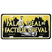 Plaque d'immatriculation personnalisée en métal des États-Unis, plaque d'immatriculation de voiture en aluminium personnalisée