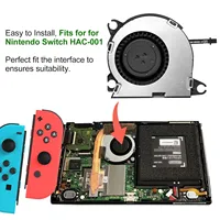 Ventilateur de refroidissement interne pour Console OLED Nintendo Switch, pièce de rechange, dissipateur thermique CPU, accessoires pour Switch Lite, 1 pièce