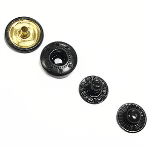 Özel Logo paslanmaz çelik kaplama <span class=keywords><strong>Snap</strong></span> düğmesi 4 parça çıtçıt giyim için - Product Image 6