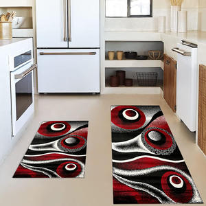 ชุดเสื่อสองชิ้นสไตล์นอร์ดิกน้ำหนักเบาหรูหราเสื่อปูพื้นดูดซับน้ำมันกันน้ำกันสิ่งสกปรกพรมเช็ดเท้าหน้าประตูทางเข้า - Product Image 6